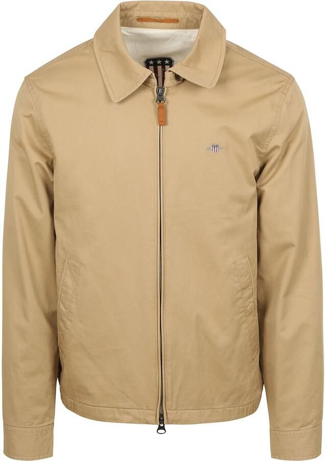 Gant Trainingsjack Jas Windcheater Camel - Foto 8