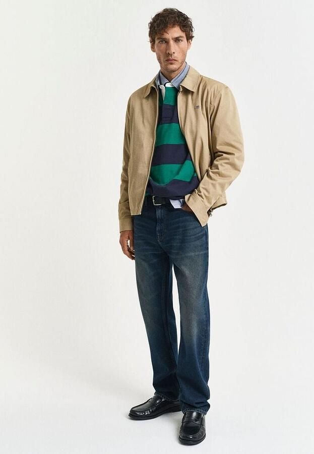 Gant Trainingsjack Jas Windcheater Camel - Foto 7