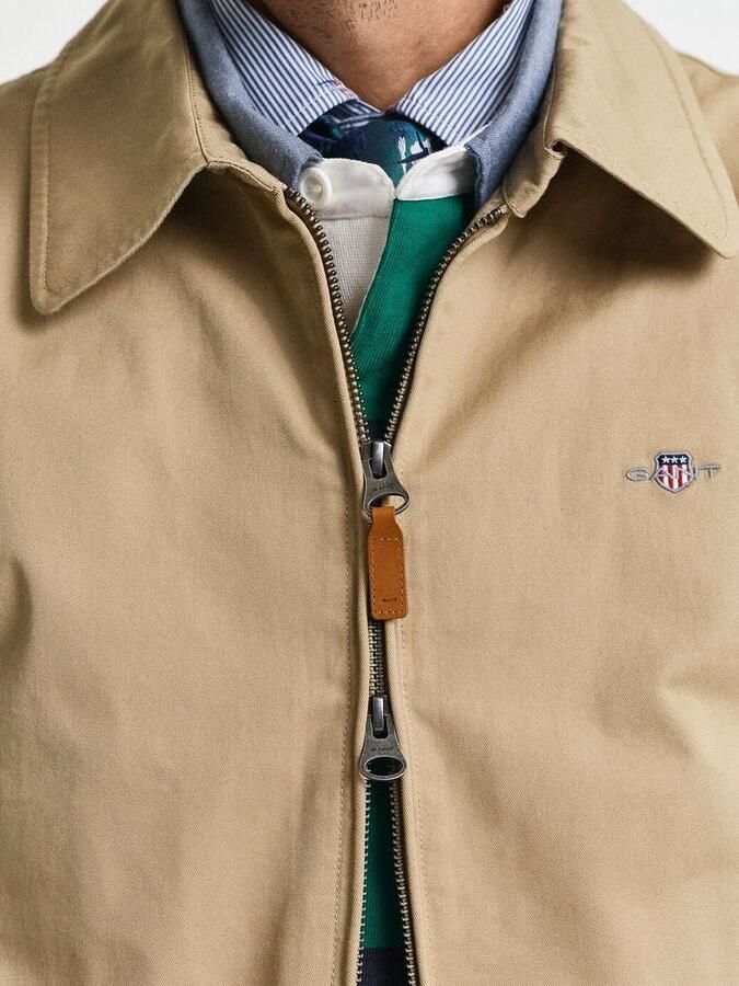 Gant Trainingsjack Jas Windcheater Camel - Foto 6