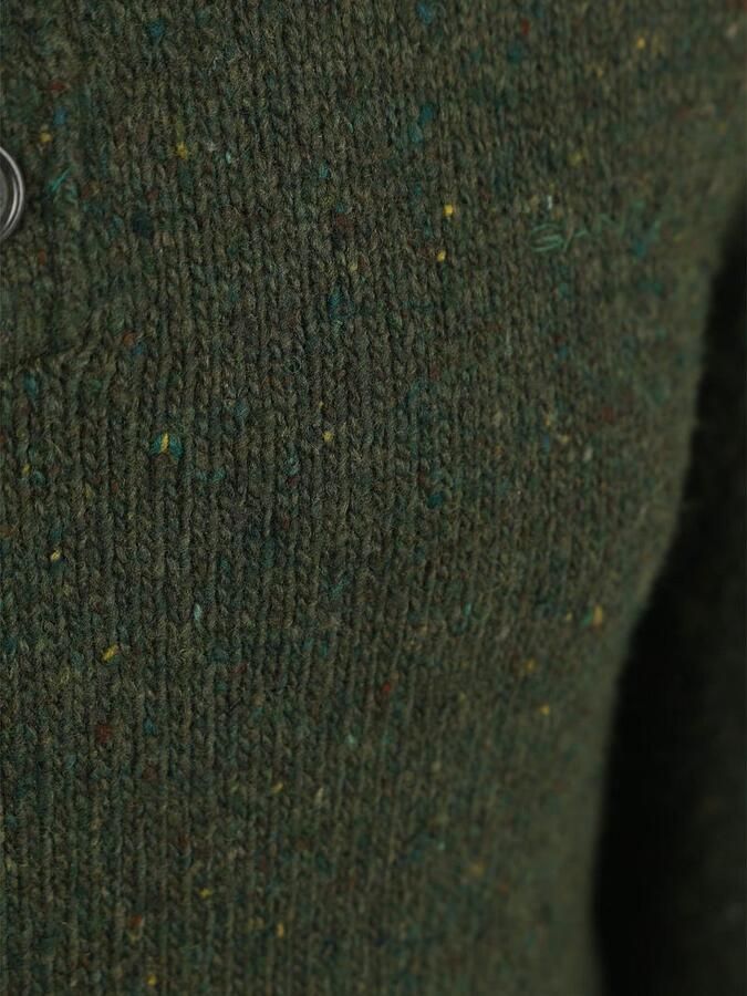 Gant Mocker Pullover Wool Blend Donkergroen
