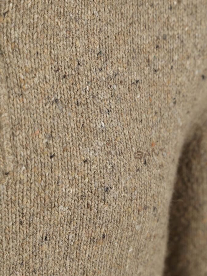 Gant Mocker Pullover Wool Blend Sand