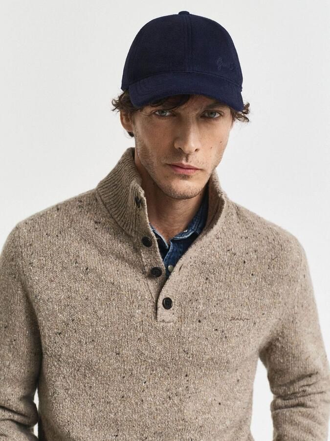 Gant Mocker Pullover Wool Blend Sand - Foto 3
