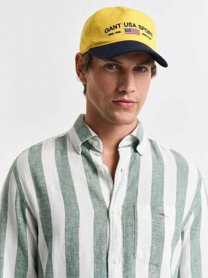 Gant Overhemd met lange mouwen REG COTTON LINEN BOLD STRIPE SHIRT - Foto 2