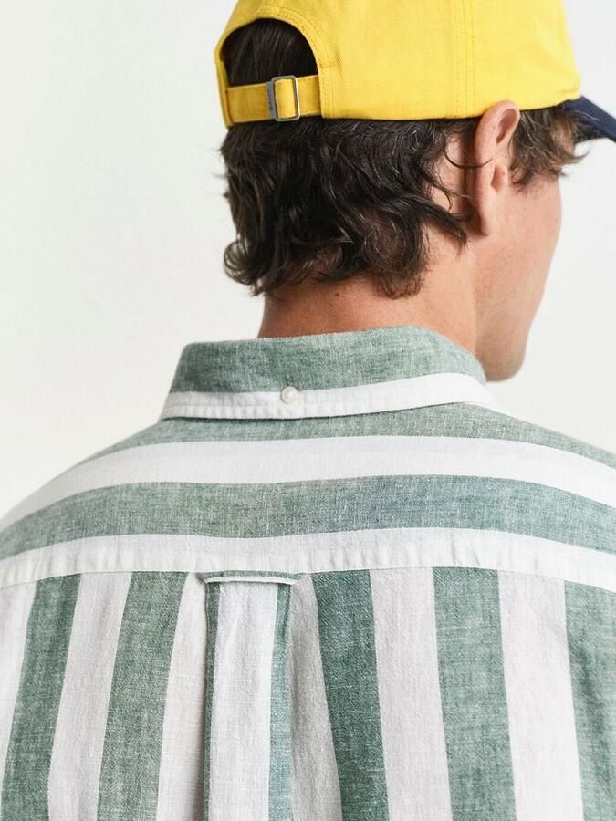 Gant Overhemd met lange mouwen REG COTTON LINEN BOLD STRIPE SHIRT - Foto 3