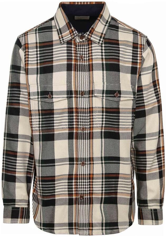Gant Overshirt Ruit Beige