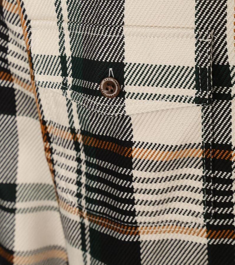 Gant Overshirt Ruit Beige - Foto 2