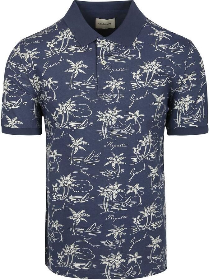 Gant Polo Shirt Korte Mouw Bedrukt poloshirt