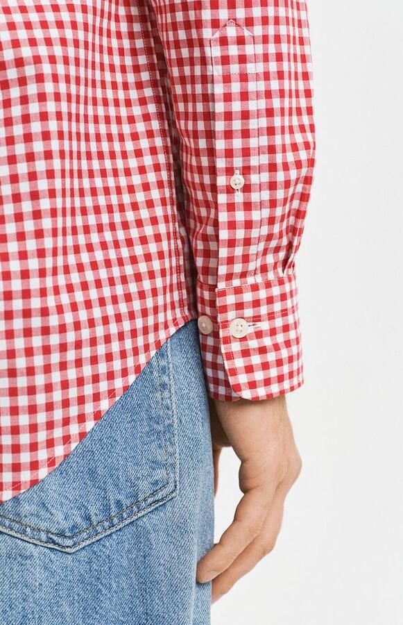 Gant Overhemd met lange mouwen REG POPLIN BANKER SHIRT Banker Stripe popeline lichte katoen - Foto 4