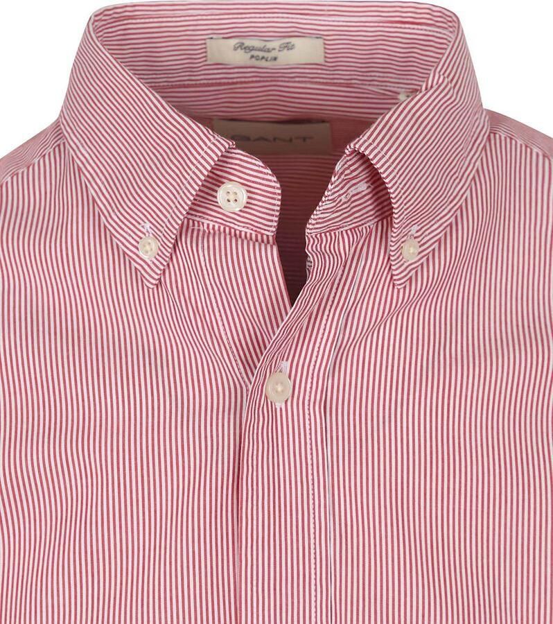 Gant Overhemd met lange mouwen REG POPLIN BANKER SHIRT Banker Stripe popeline lichte katoen
