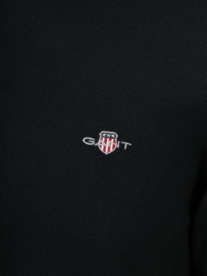 Gant Trui met ronde hals CLASSIC COTTON C-NECK Premium gebreide trui van zacht 100% katoen overgangstrui - Foto 7