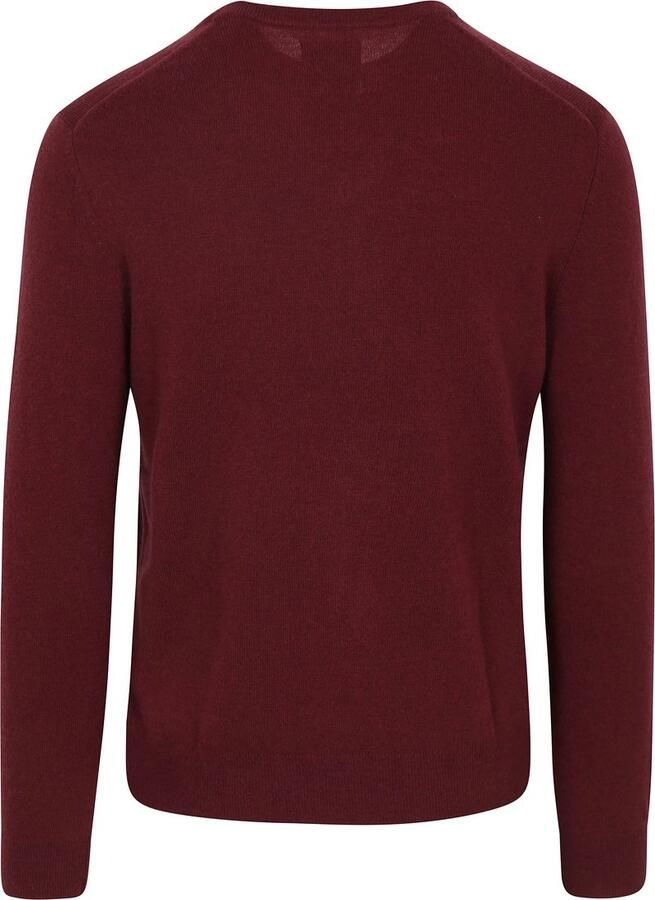 Gant Pullover V-Hals Woolblend Bordeaux