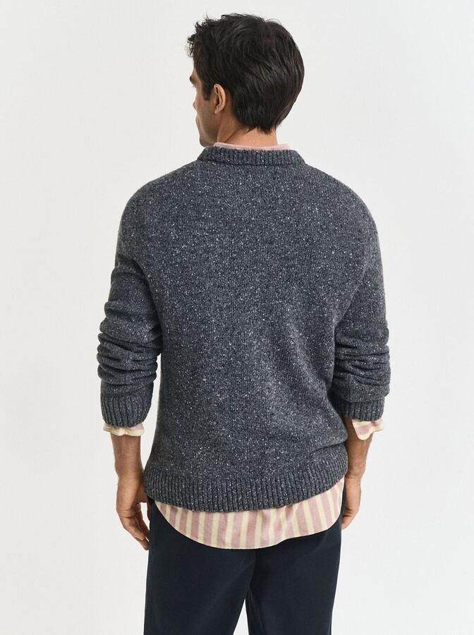 Gant Pullover Wool Blend Antraciet - Foto 4