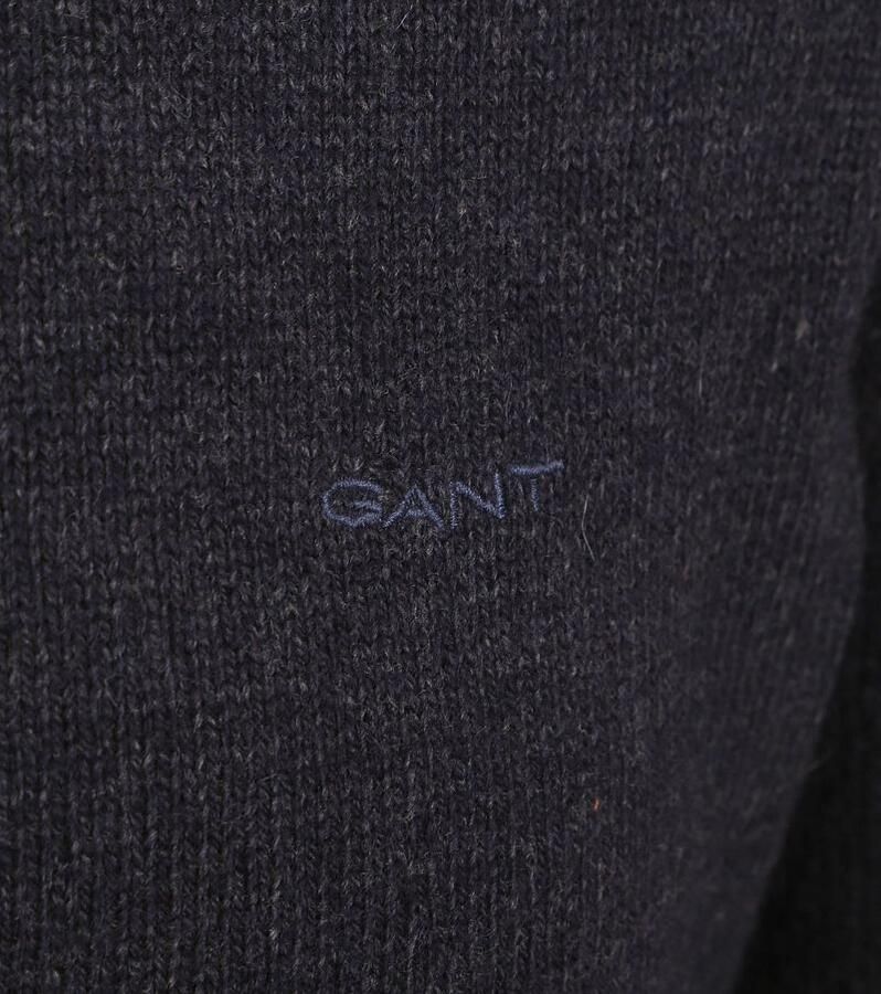 Gant Trui met ronde hals WOOL BLEND C-NECK in gemêleerde look
