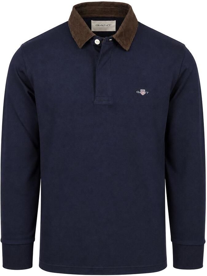 Gant Rugger Shield Corduroy Polo Navy