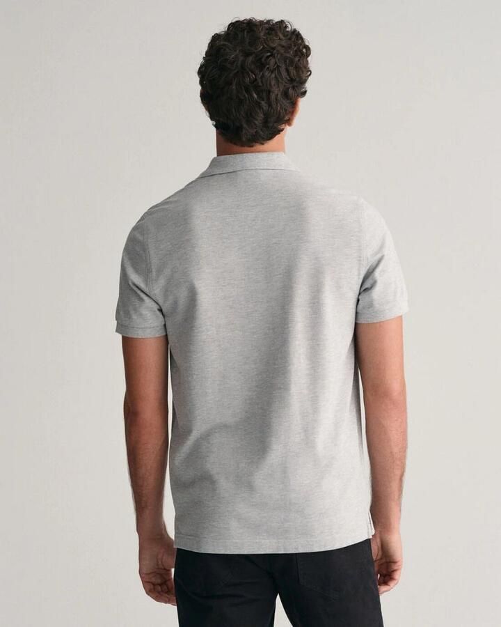 Gant Poloshirt REG SHIELD SS PIQUE POLO met logo en platte breikraag 100% katoen pique - Foto 9