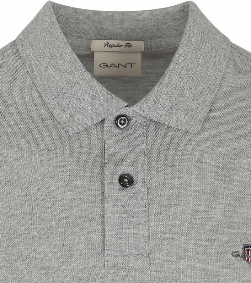 Gant Poloshirt REG SHIELD SS PIQUE POLO met logo en platte breikraag 100% katoen pique - Foto 10