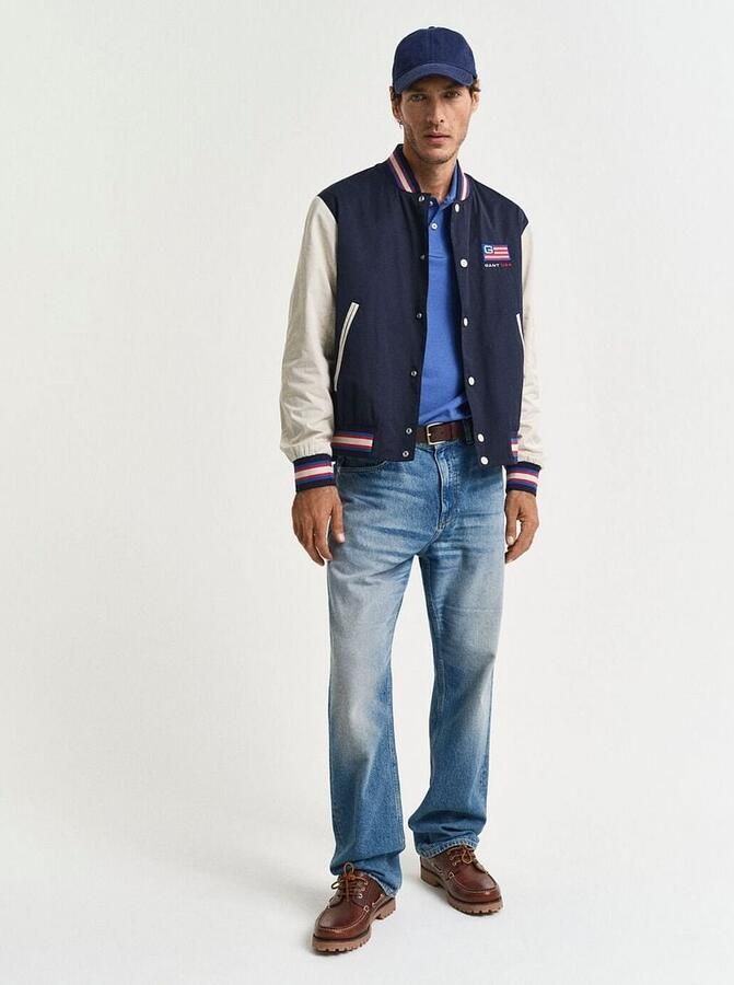 Gant Regular fit poloshirt met labelstitching model 'SHIELD' - Foto 3