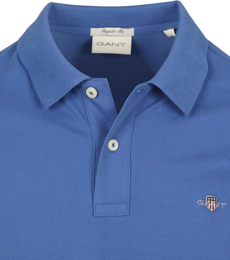 Gant Regular fit poloshirt met labelstitching model 'SHIELD'