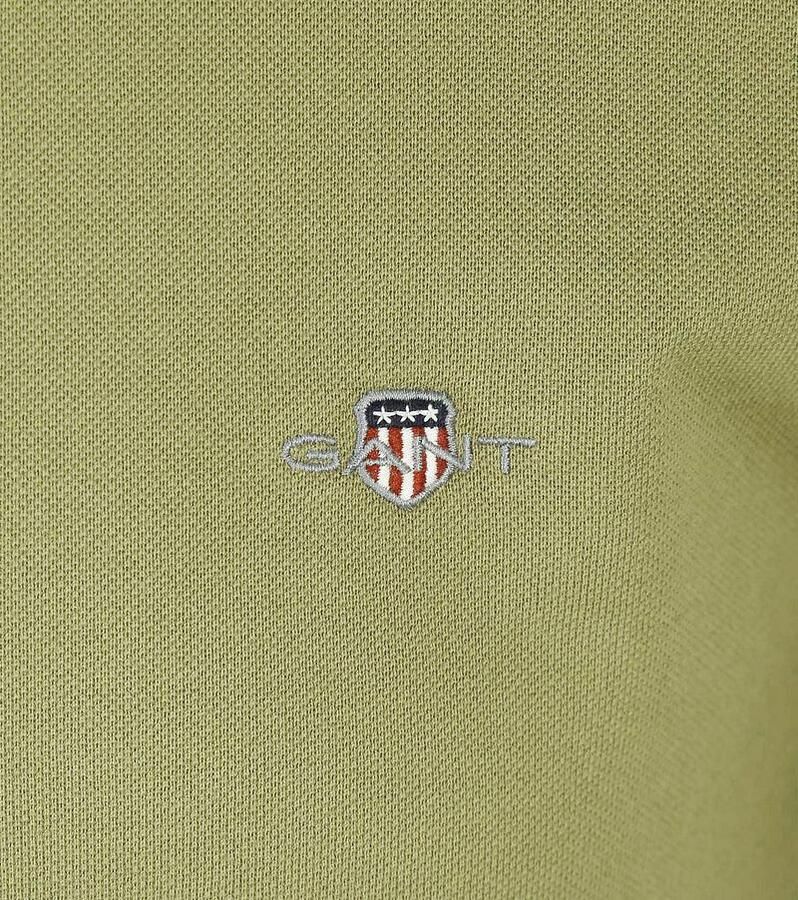 Gant Poloshirt REG SHIELD SS PIQUE POLO met logo en platte breikraag 100% katoen pique - Foto 2