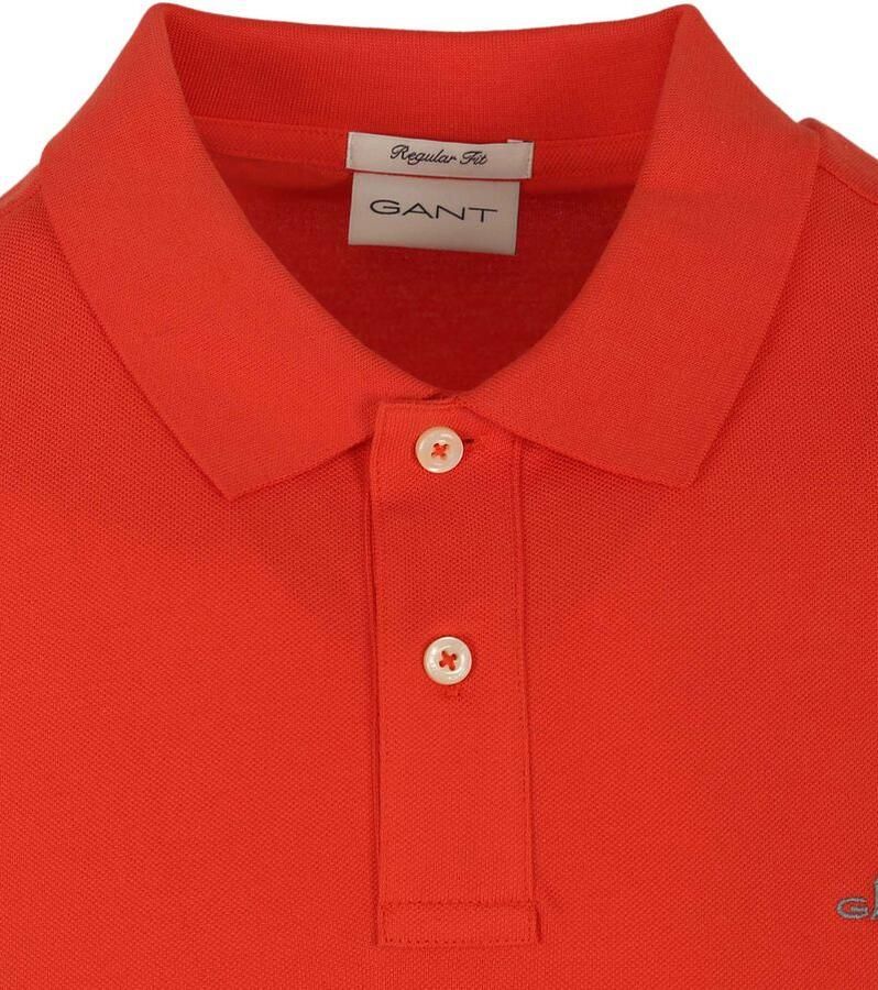 Gant Regular fit poloshirt met labelstitching model 'SHIELD'