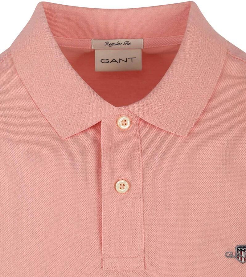 Gant Regular fit poloshirt met labelstitching model 'SHIELD'
