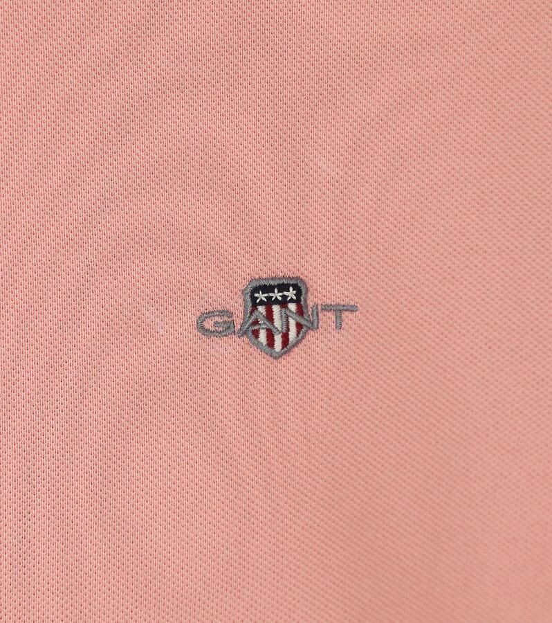 Gant Regular fit poloshirt met labelstitching model 'SHIELD' - Foto 2