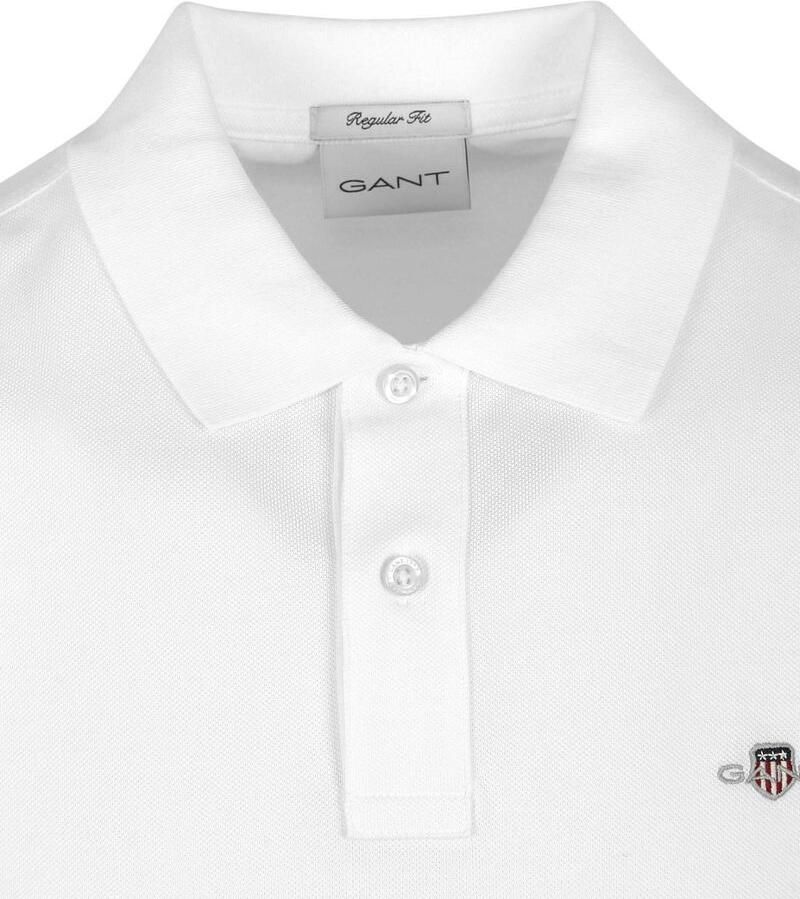 Gant Poloshirt REG SHIELD SS PIQUE POLO met logo en platte breikraag 100% katoen pique - Foto 3