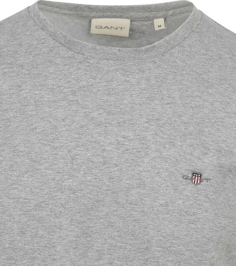 Gant T-shirt REG SHIELD SS T-SHIRT met logoborduursel op borsthoogte - Foto 2