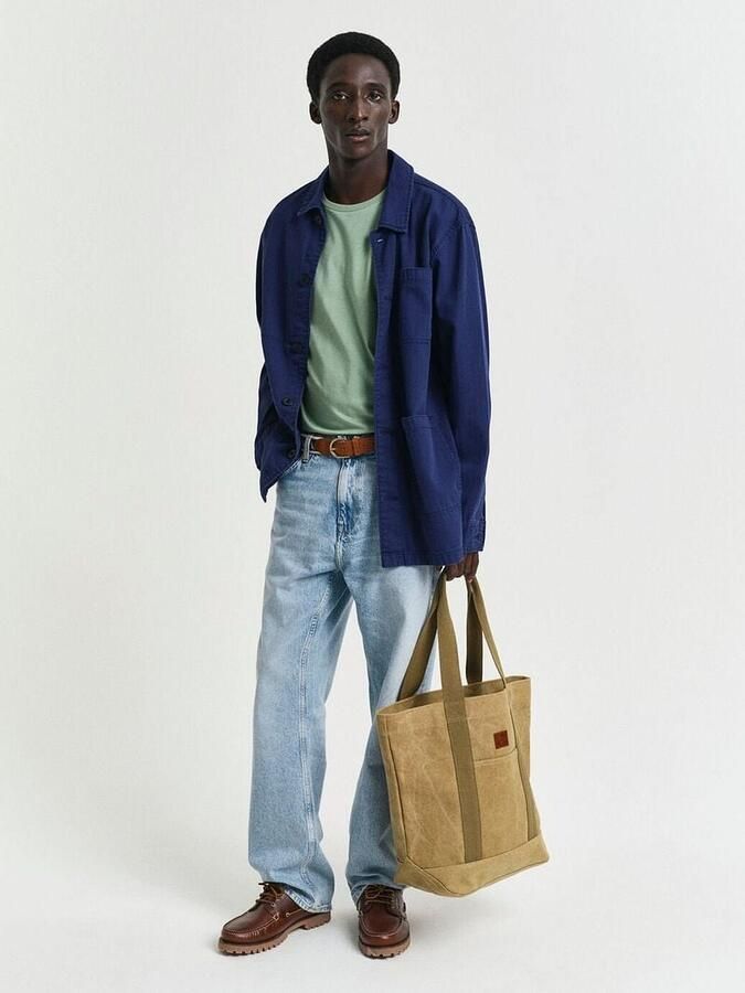 Gant T-shirt REG SHIELD SS T-SHIRT met logoborduursel op borsthoogte - Foto 6