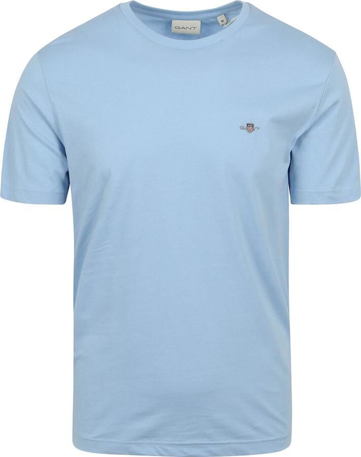 Gant T-shirt REG SHIELD SS T-SHIRT met logoborduursel op borsthoogte - Foto 5
