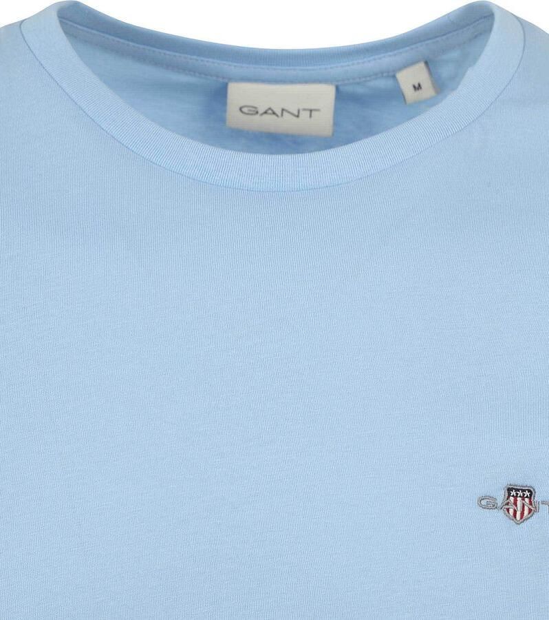 Gant T-shirt REG SHIELD SS T-SHIRT met logoborduursel op borsthoogte - Foto 6