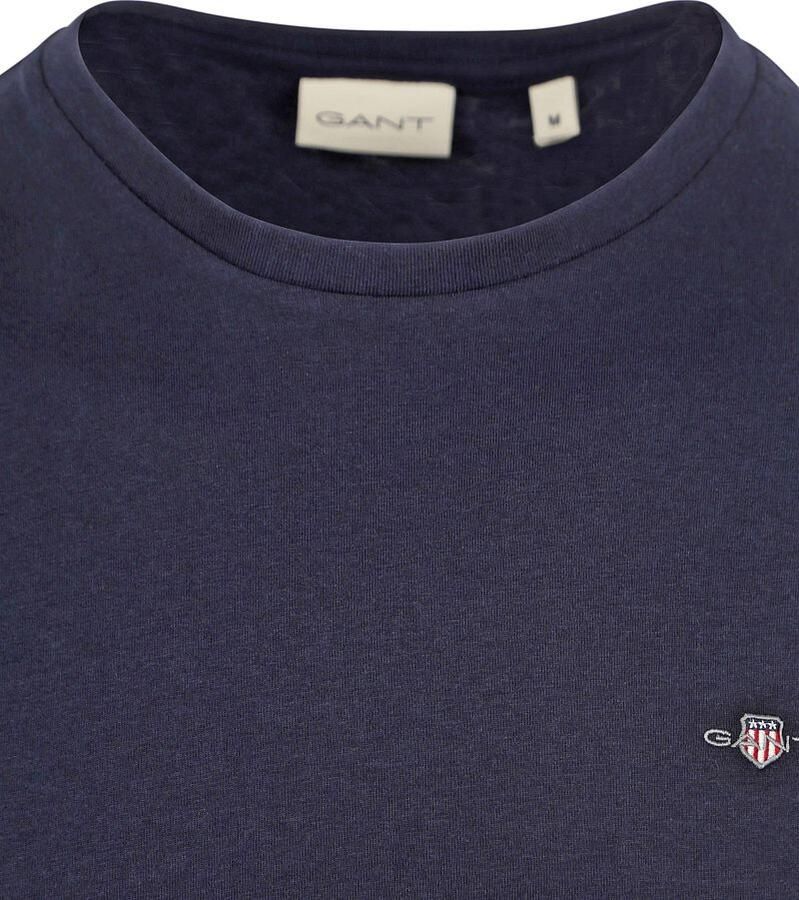 Gant T-shirt REG SHIELD SS T-SHIRT met logoborduursel op borsthoogte - Foto 2