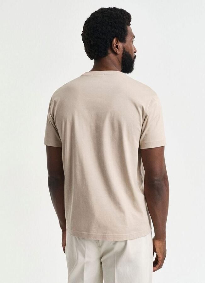 Gant T-shirt REG SHIELD SS T-SHIRT met logoborduursel op borsthoogte - Foto 9