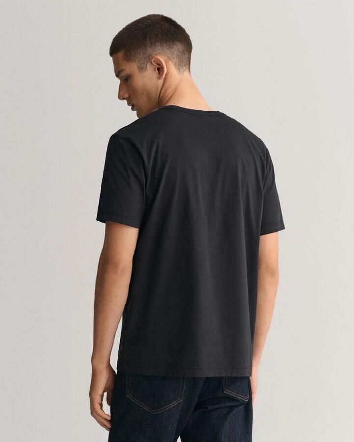 Gant T-shirt REG SHIELD SS T-SHIRT met logoborduursel op borsthoogte - Foto 6