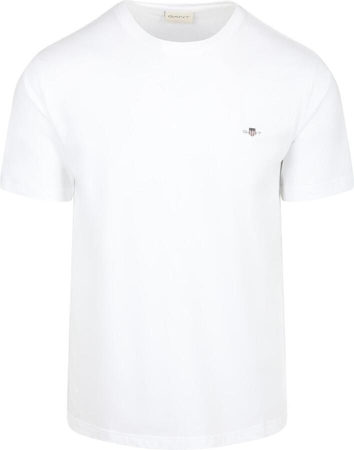 Gant T-shirt Korte Mouw Bedrukt Archief Schild T-shirt - Foto 3