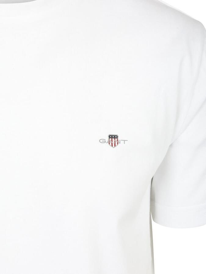 Gant T-shirt Korte Mouw Bedrukt Archief Schild T-shirt - Foto 5