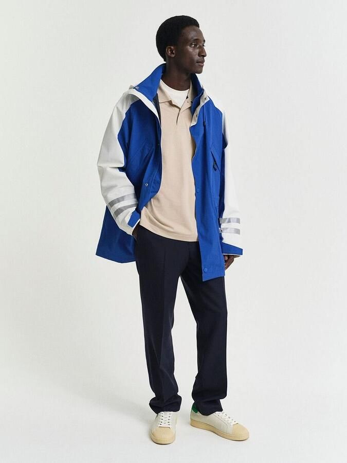 Gant Poloshirt REG CONTRAST PIQUE SS RUGGER met contrastkleurige inzetten - Foto 14