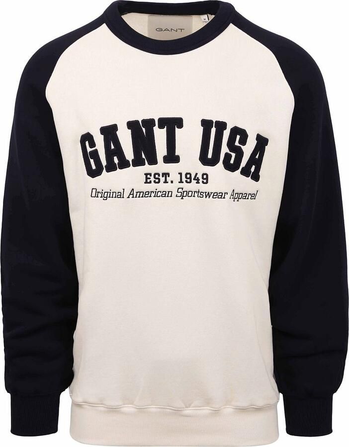 Gant USA Sweatshirt Beige Heren