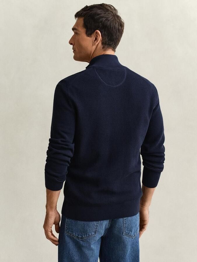Gant T-shirt met ronde hals en labelstitching - Foto 5