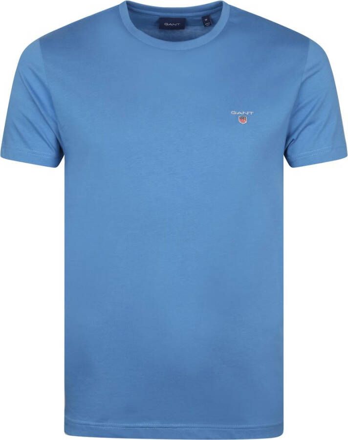 Gant T-shirt ORIGINAL SS T-SHIRT met klein contrasterend logoborduursel