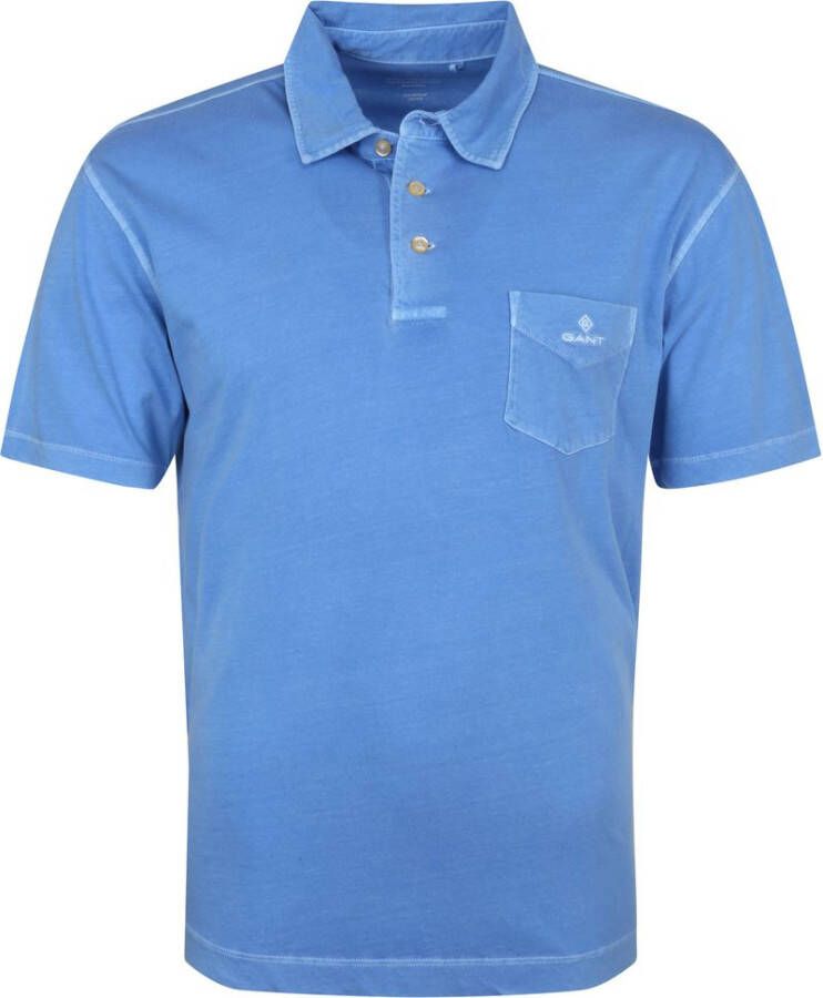 Gant Sunfaded Jersey Polo Blauw