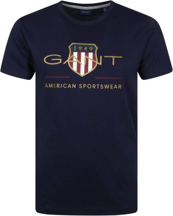 Gant T-shirt D2. ARCHIVE SHIELD SS T-SHIRT met grote logoprint