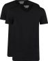 Garage 2-Pack Basic T-shirt Bio V-Neck Zwart - Thumbnail 1
