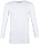 Garage Basic Longsleeve T-Shirt Stretch Wit - Thumbnail 1
