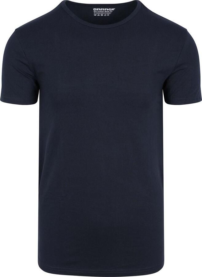 Garage 2-Pack Basic T-shirt Bio Donkerblauw - Foto 3