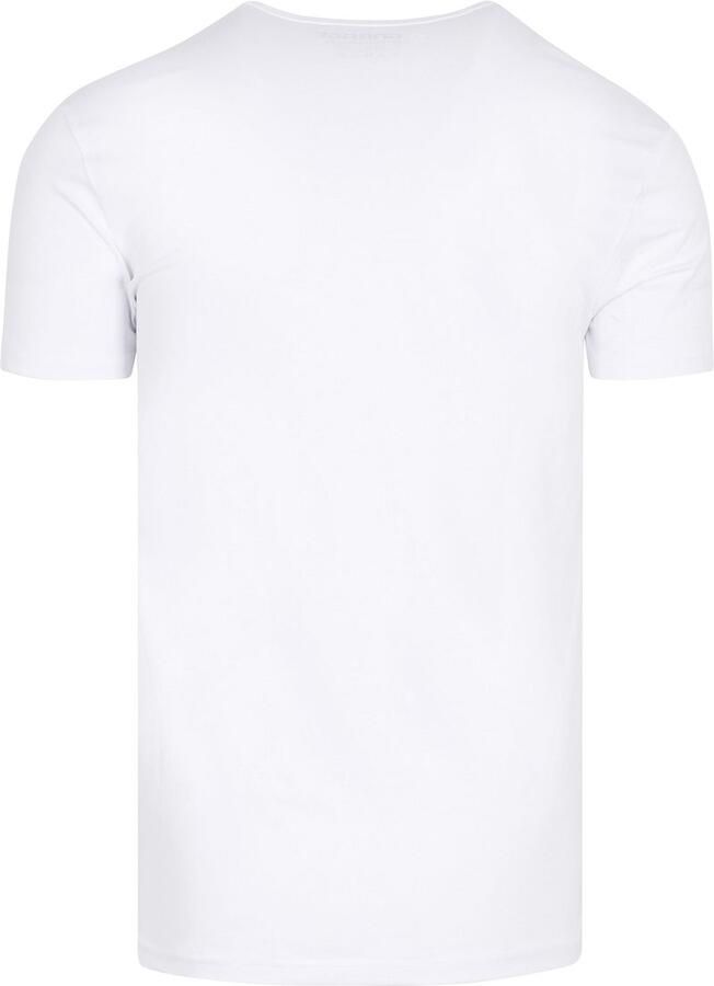 Garage 2-Pack Basic T-shirt Bio V-Neck Wit - Foto 3