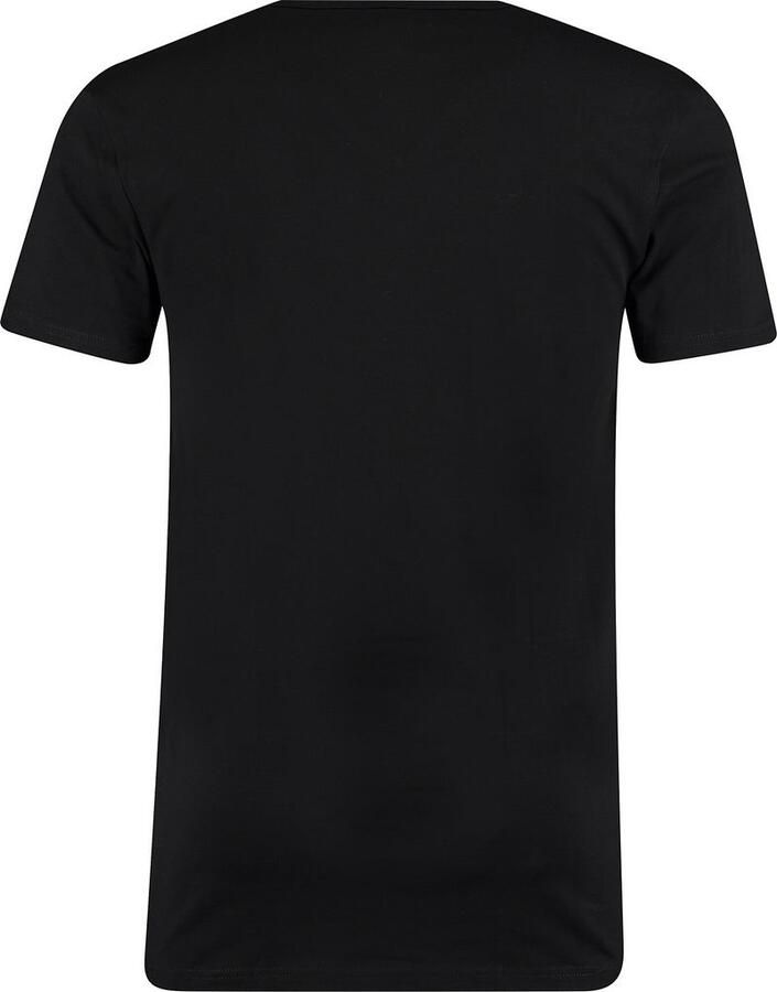Garage 2-Pack Basic T-shirt Bio V-Neck Zwart - Foto 2