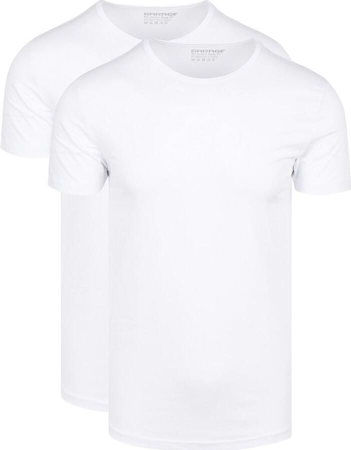 Garage 2-Pack Basic T-shirt Bio Wit