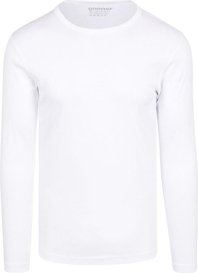 Garage Basic T-shirt Longsleeve Wit