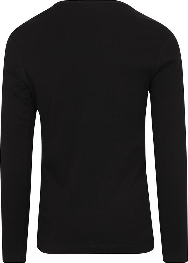 Garage Basic T-shirt Longsleeve Zwart - Foto 2